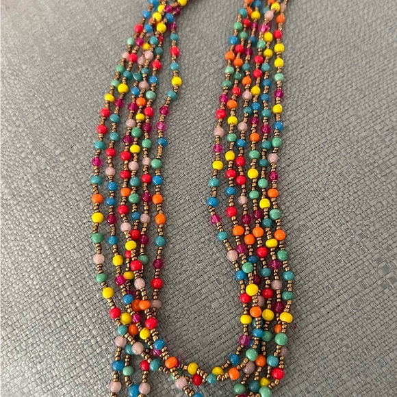 Glass Seed Bead Necklace & Bracelet Set - Picture 2 of 3